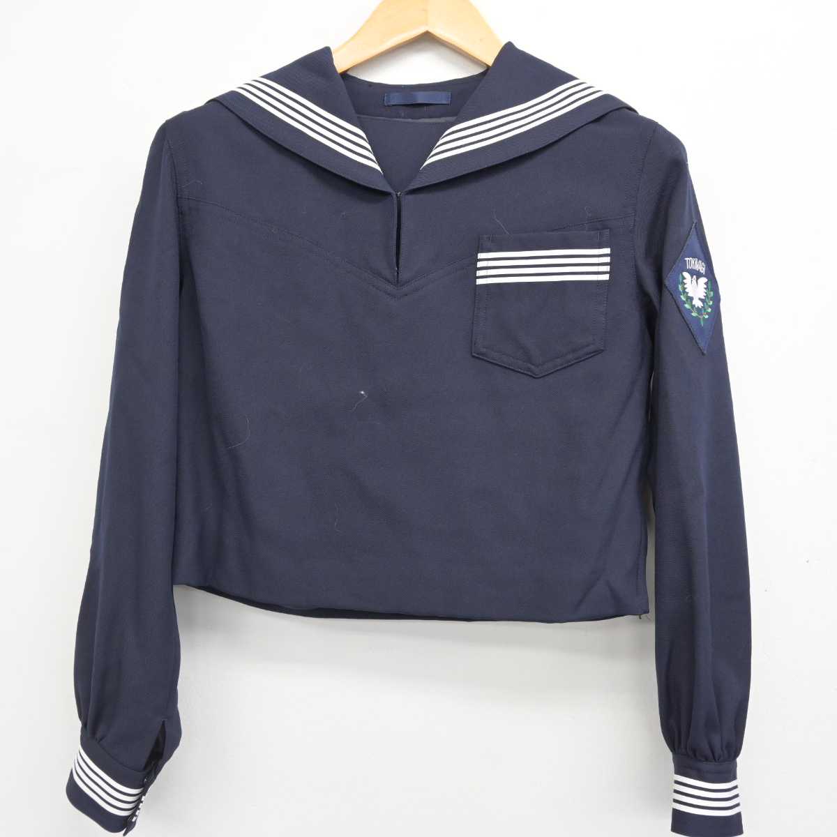 【中古】宮城県 常盤木学園高等学校 女子制服 2点 (セーラー服・スカート) sf076946