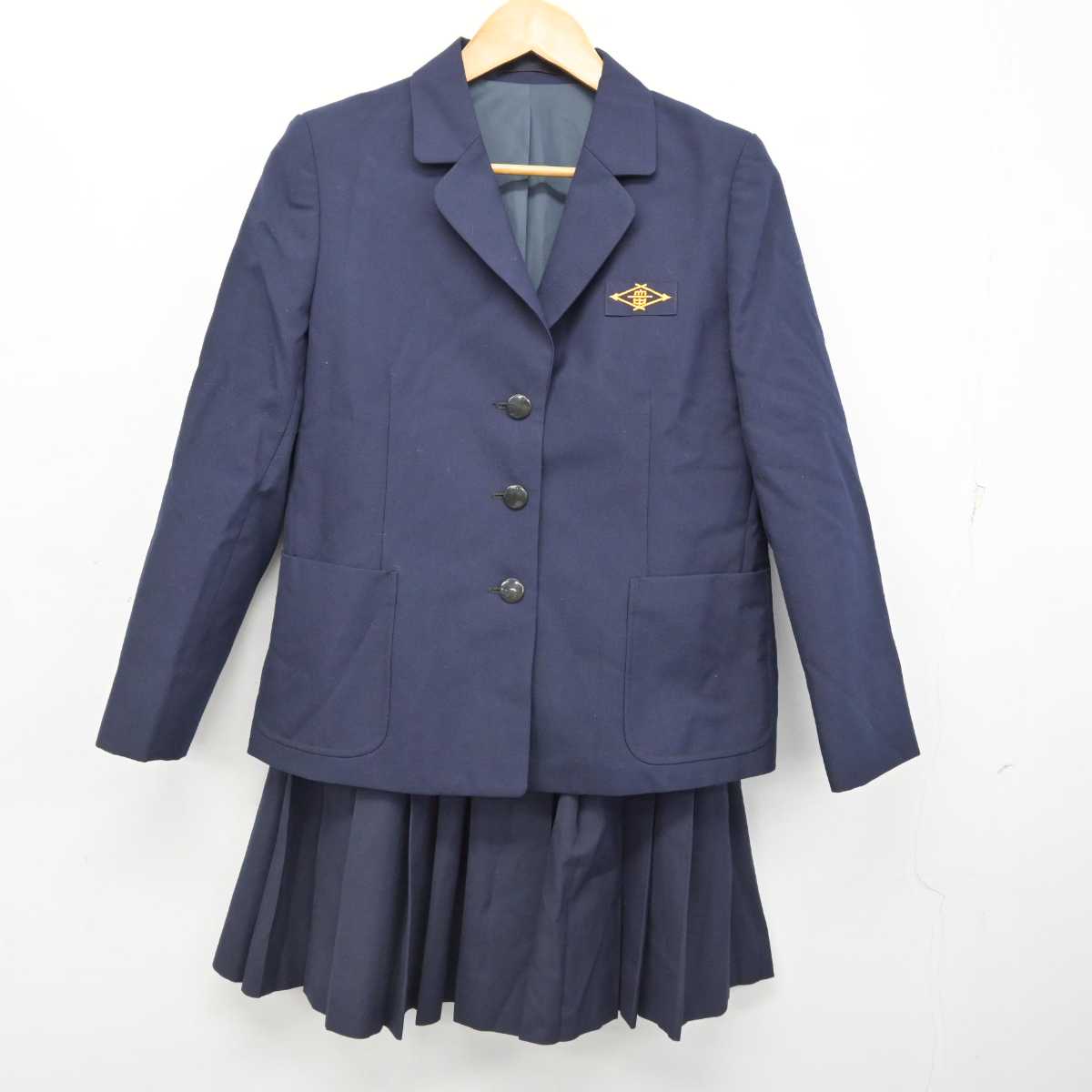 【中古】神奈川県 大正中学校 女子制服 2点 (ブレザー・スカート) sf076954