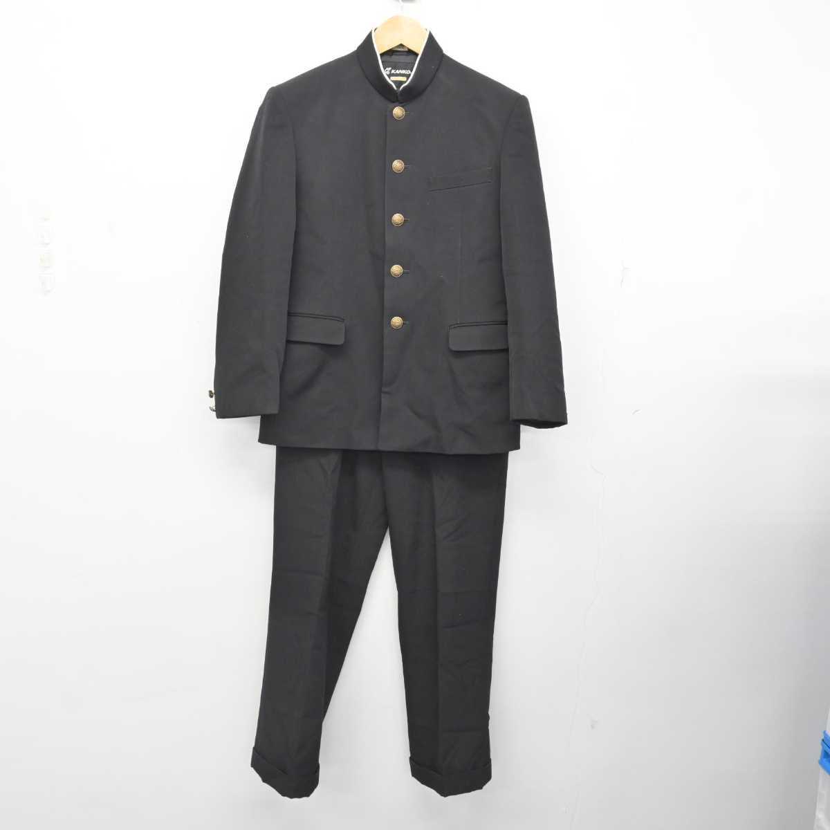 【中古】神奈川県 大正中学校 男子制服 3点 (学ラン・ズボン・ズボン) sf076955