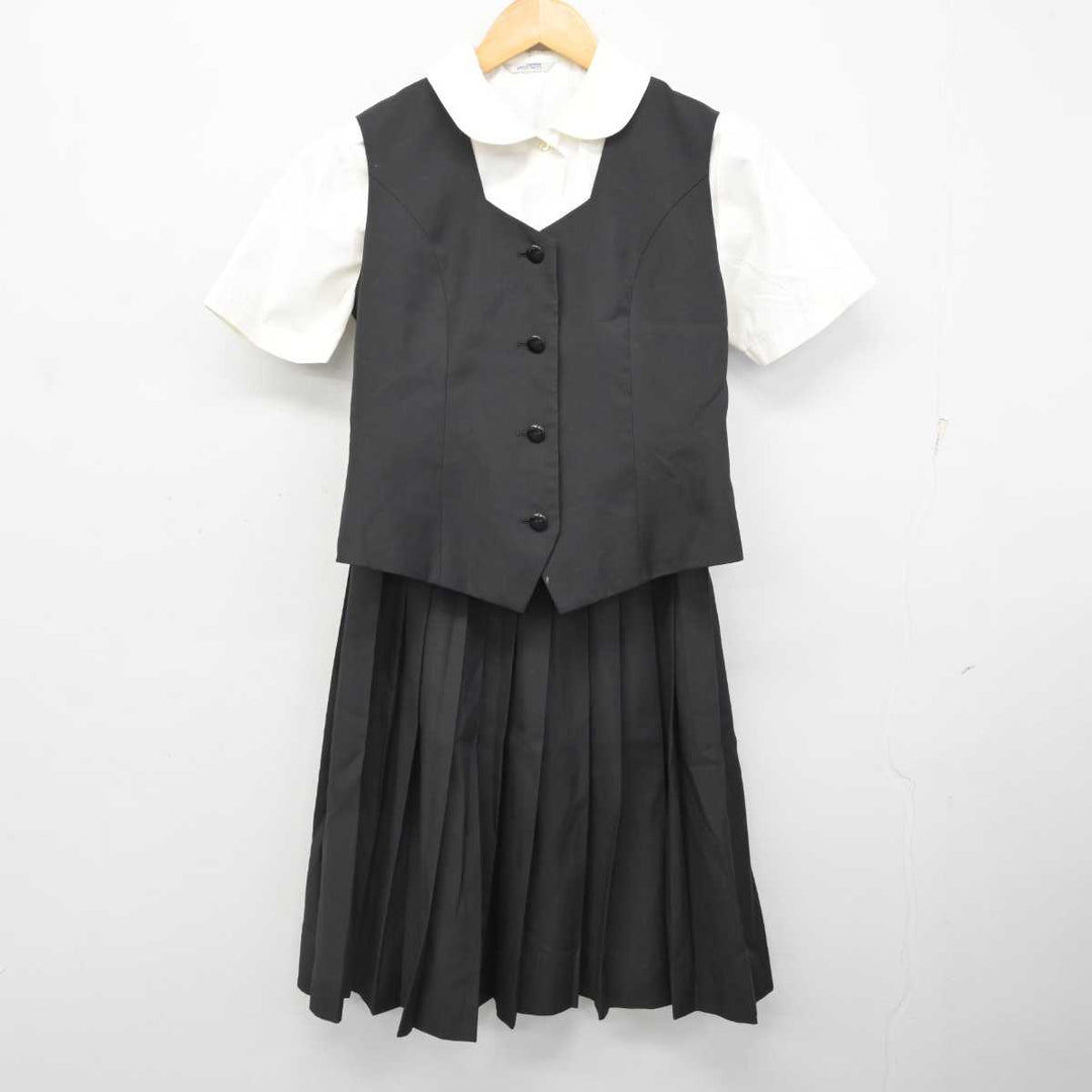 中古】群馬県 太田女子高等学校 女子制服 3点 (ベスト・シャツ・スカート) sf076957 | 中古制服通販パレイド