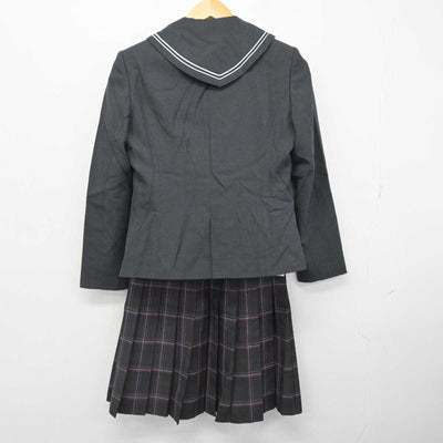 【中古】広島県 広島桜が丘高等学校 女子制服 4点 (ブレザー・セーラー服・スカート) sf076964