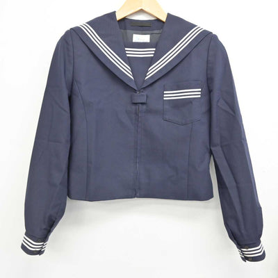 【中古】京都府 青葉中学校 女子制服 3点 (セーラー服・スカート・スカート) sf076967