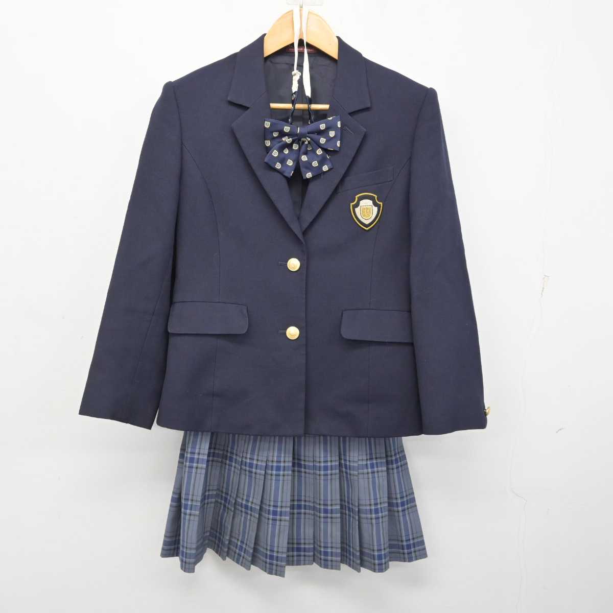 【中古】東京都 保谷高等学校 女子制服 4点 (ブレザー・スカート) sf076969