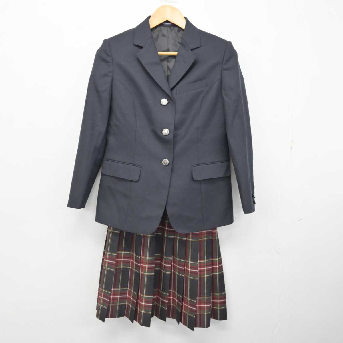 【中古】神奈川県 東山田中学校 女子制服 2点 (ブレザー・スカート) sf076971