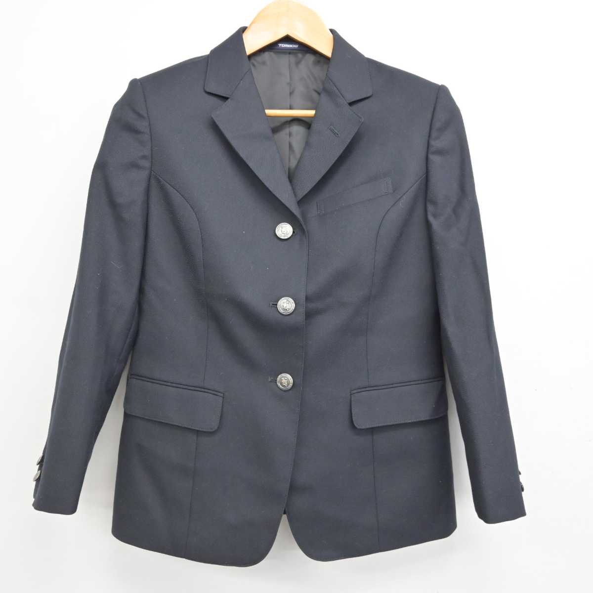 【中古】神奈川県 東山田中学校 女子制服 2点 (ブレザー・スカート) sf076971