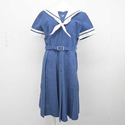 【中古】熊本県 熊本学園大学付属高等学校 女子制服 3点 (ニット・ワンピース) sf076989