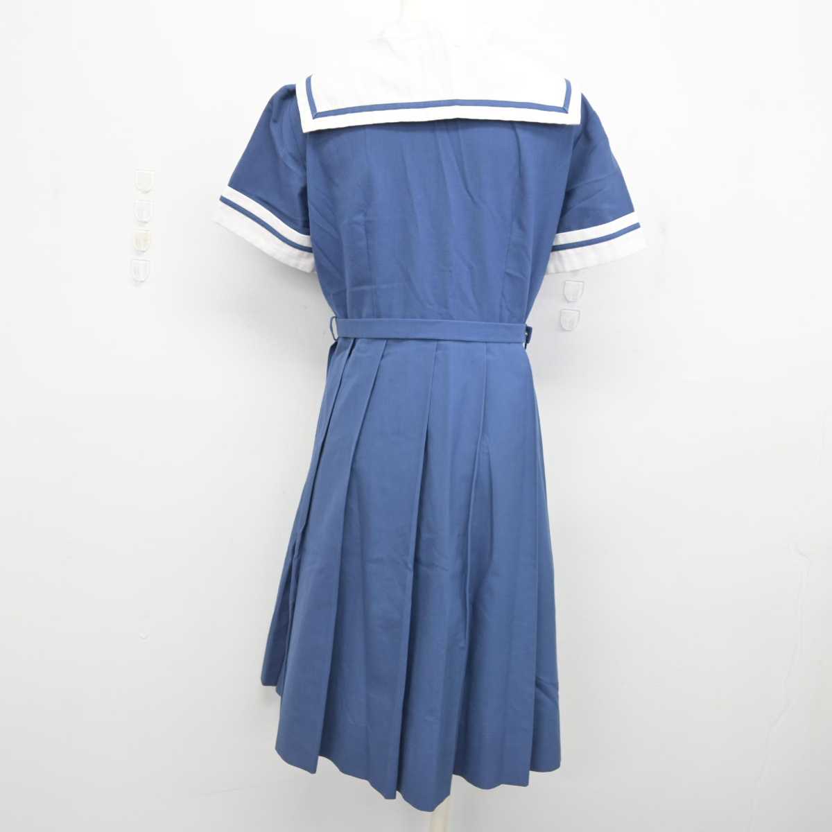 【中古】熊本県 熊本学園大学付属高等学校 女子制服 3点 (ニット・ワンピース) sf076989