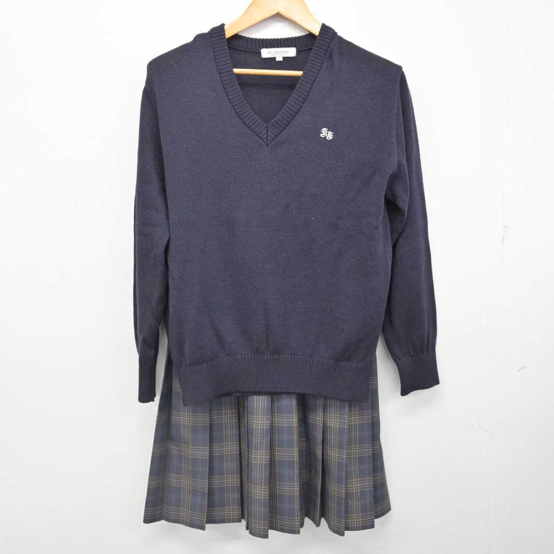 中古】埼玉県 川口青陵高等学校 女子制服 4点 (ブレザー・ニット・スカート) sf076995 | 中古制服通販パレイド