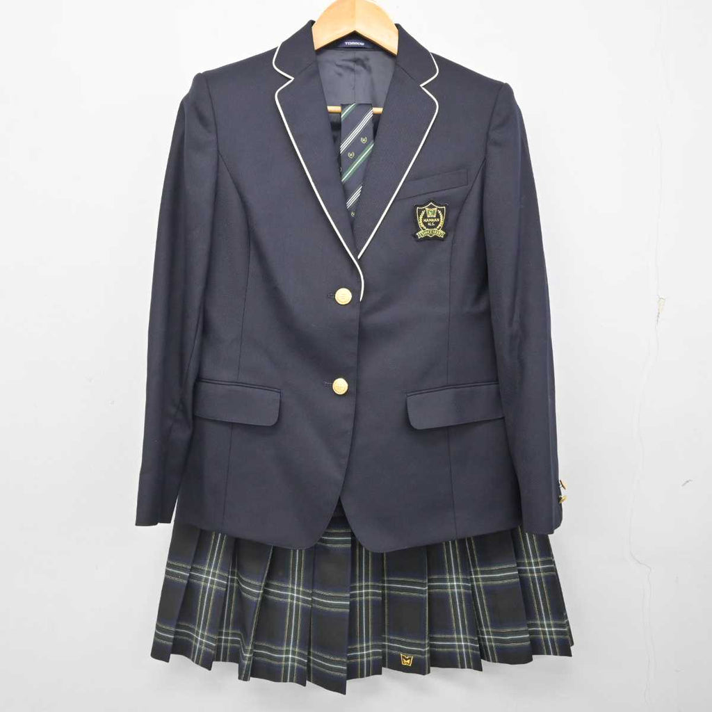 【中古】大阪府 阪南高等学校 女子制服 3点 (ブレザー・スカート) sf077000 | 中古制服通販パレイド