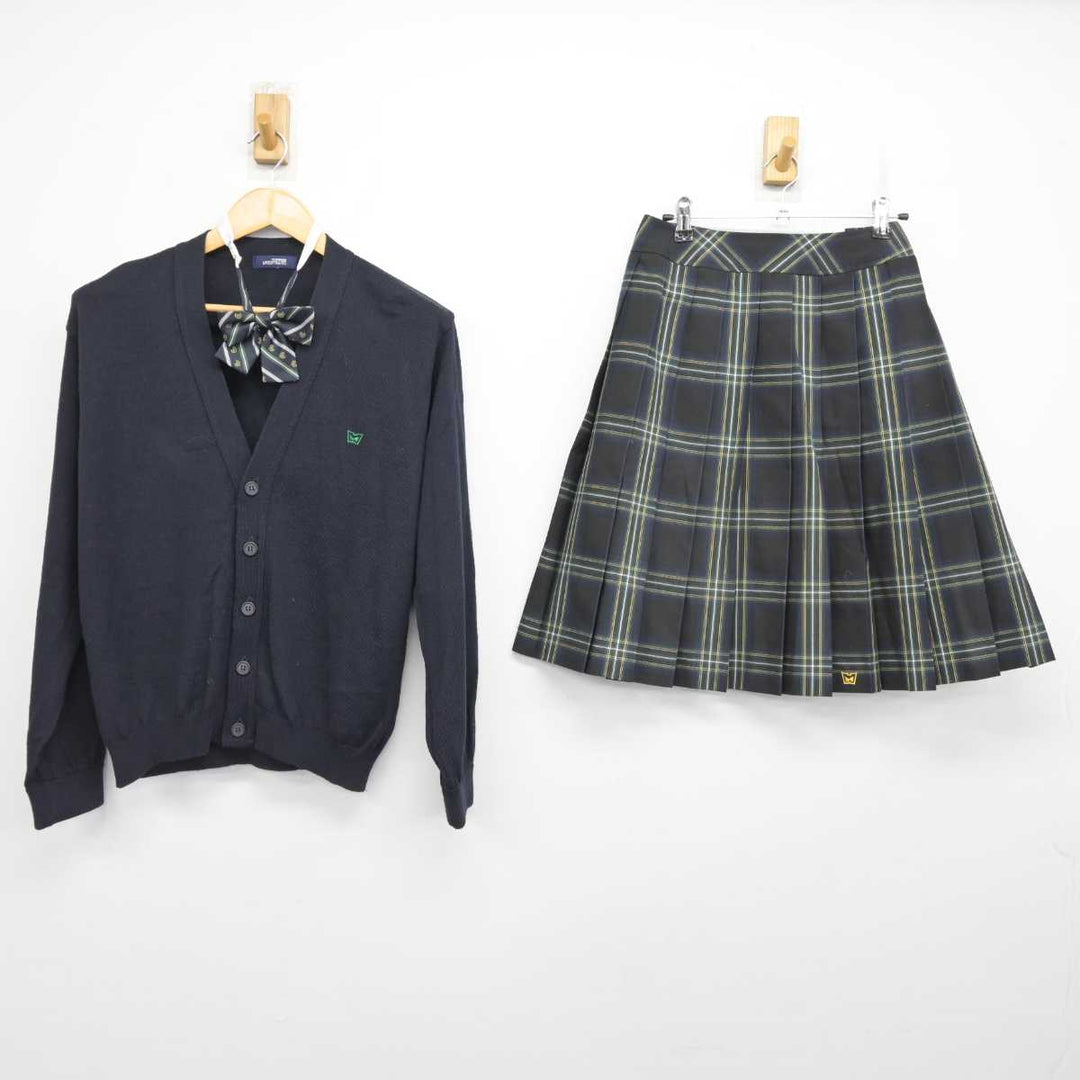 中古】大阪府 阪南高等学校 女子制服 3点 (ニット・スカート) sf077001 | 中古制服通販パレイド