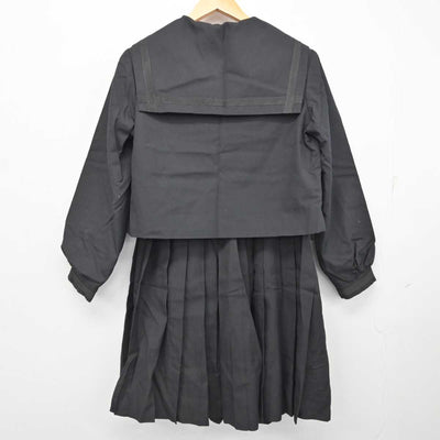 【中古】北海道 苫小牧西高等学校 女子制服 4点 (セーラー服・スカート) sf077002