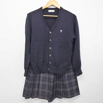 【中古】宮城県 多賀城高等学校 女子制服 5点 (ブレザー・ニット・スカート) sf077004