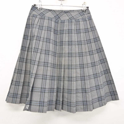 【中古】宮城県 多賀城高等学校 女子制服 2点 (ニットベスト・スカート) sf077005