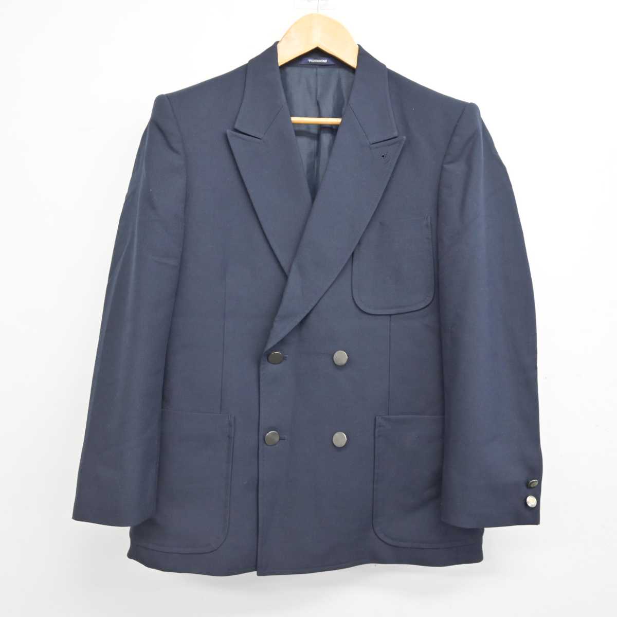 【中古】宮城県 宮城野中学校 男子制服 3点 (ブレザー・ズボン) sf077006