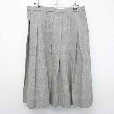 【中古】鹿児島県 鹿児島城西高等学校 女子制服 3点 (ニットベスト・シャツ・スカート) sf077008