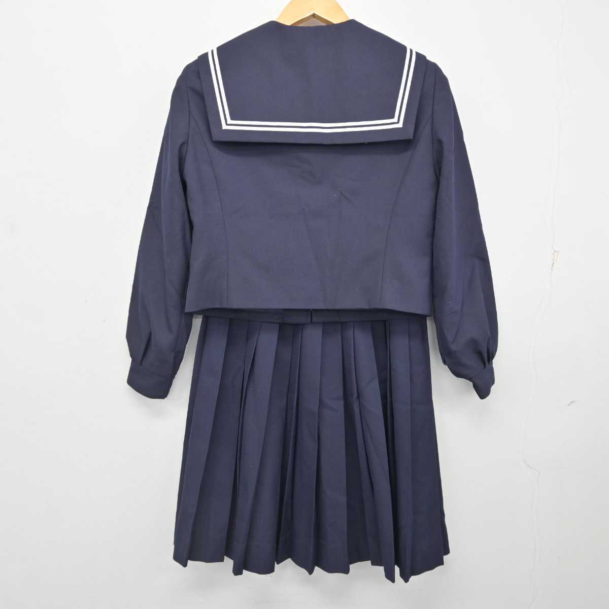 【中古】愛知県 横須賀高等学校 女子制服 2点 (セーラー服・スカート) sf077012