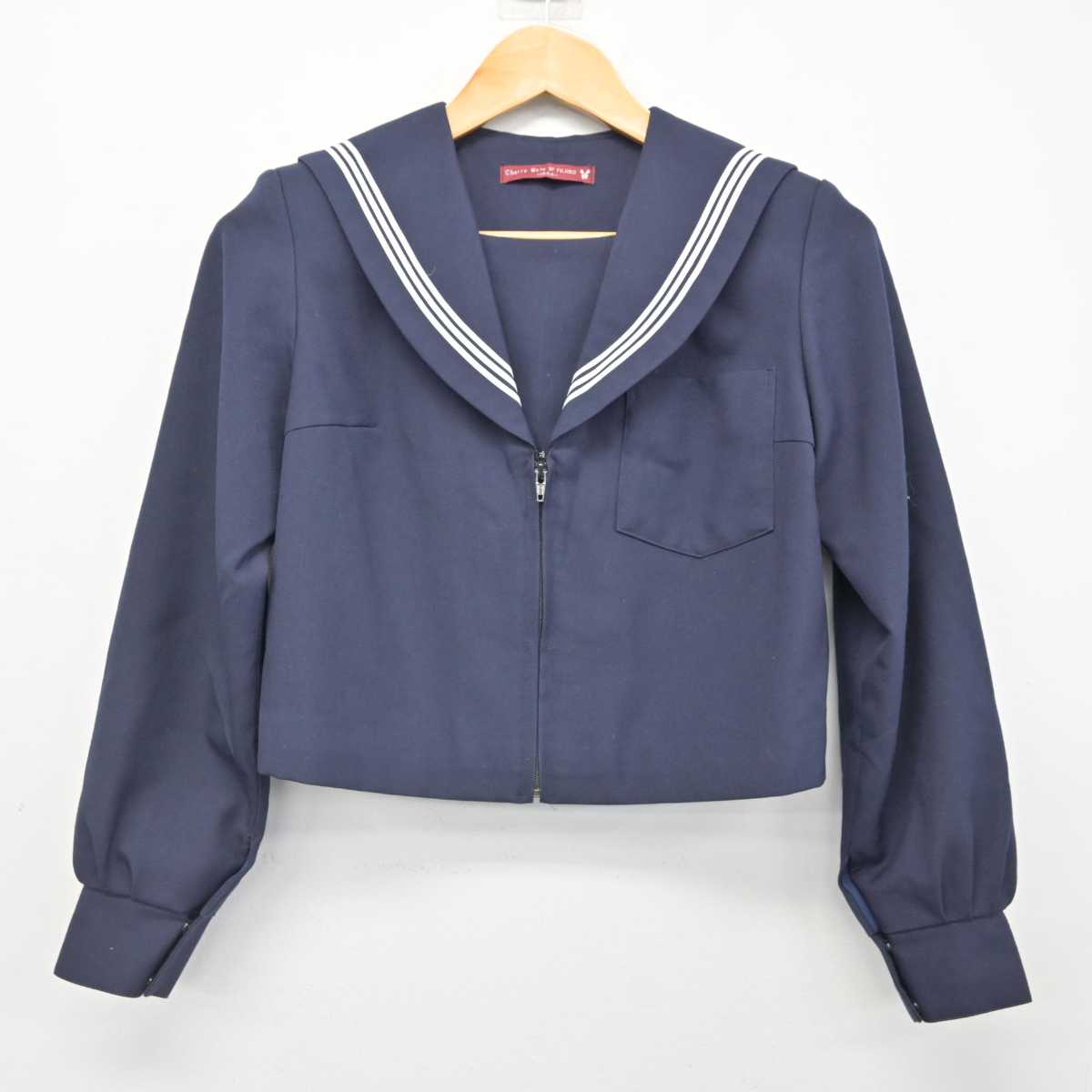 【中古】愛知県 半田中学校 女子制服 1点 (セーラー服) sf077013