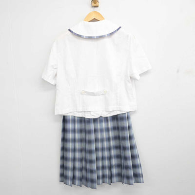 【中古】宮崎県 宮崎日本大学中学校・高等学校 女子制服 5点 (ブラウス・スカート) sf077037