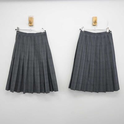 【中古】東京都 大島西中学校 女子制服 4点 (ブレザー・スカート・スカート) sf077039