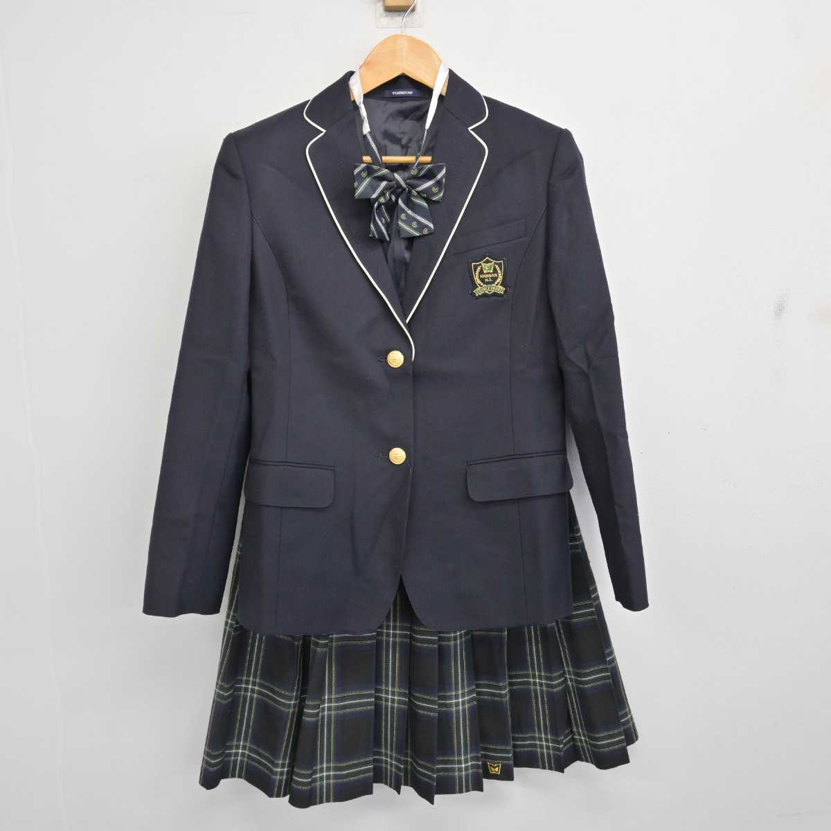 【中古】大阪府 阪南高等学校 女子制服 3点 (ブレザー・スカート) sf077056