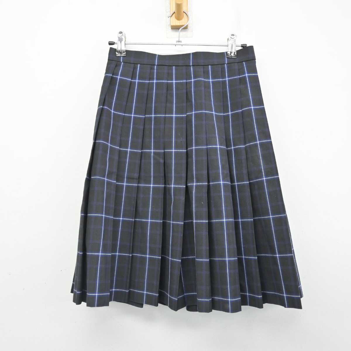 【中古】茨城県 水戸葵陵高等学校 女子制服 2点 (シャツ・スカート) sf077059