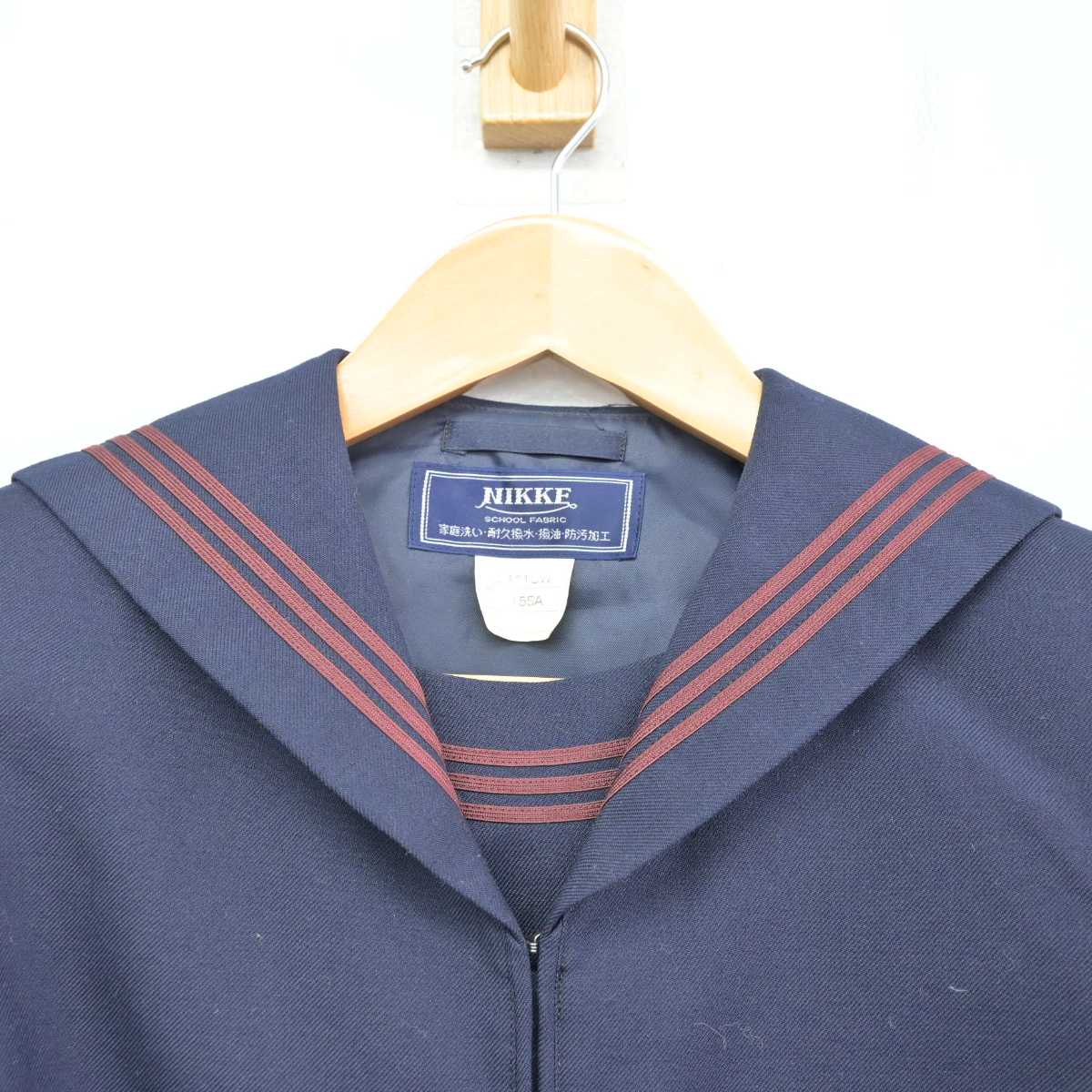 【中古】東京都 富士高等学校 女子制服 1点 (セーラー服) sf077063