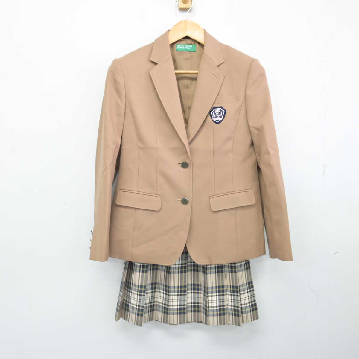 【中古】千葉県 あずさ第一高等学校 女子制服 2点 (ブレザー・スカート) sf077072