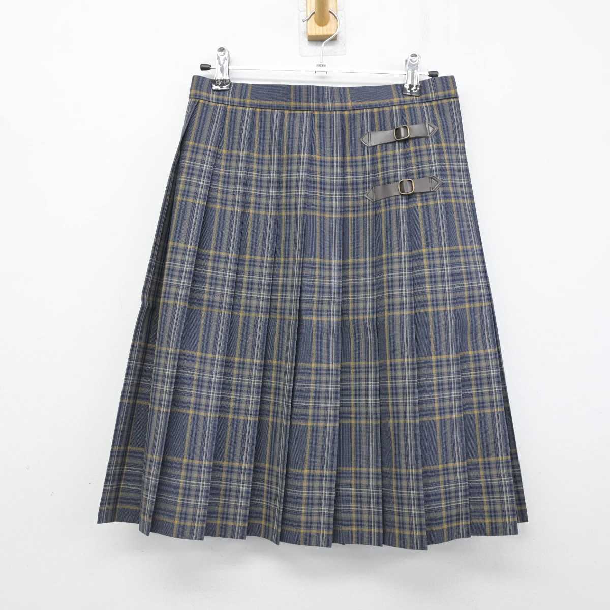 【中古】京都府 鳥羽高等学校 女子制服 3点 (シャツ・スカート) sf077077