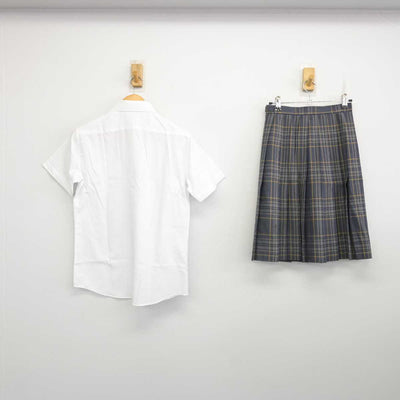 【中古】京都府 鳥羽高等学校 女子制服 2点 (シャツ・スカート) sf077078