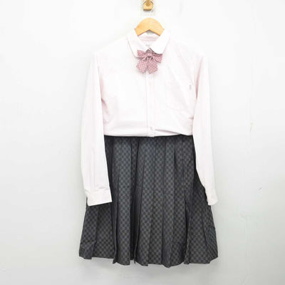 【中古】三重県 伊勢学園高等学校 女子制服 5点 (ブレザー・シャツ・スカート) sf077087