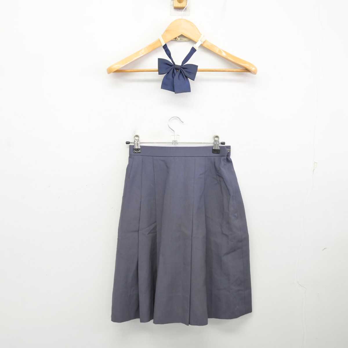 【中古】奈良県 平城高等学校 女子制服 2点 (スカート) sf077099