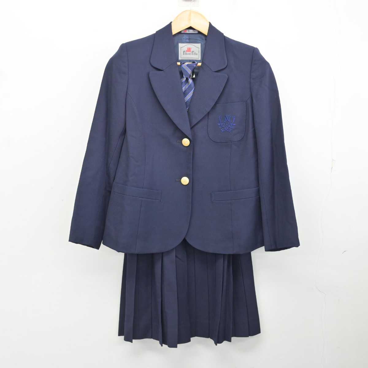 【中古】神奈川県 日本大学高等学校 女子制服 4点 (ブレザー・スカート) sf077101