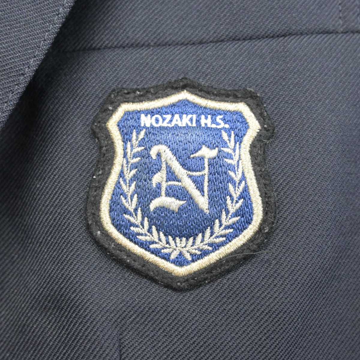 【中古】大阪府 野崎高等学校 女子制服 3点 (ブレザー・シャツ・スカート) sf077114