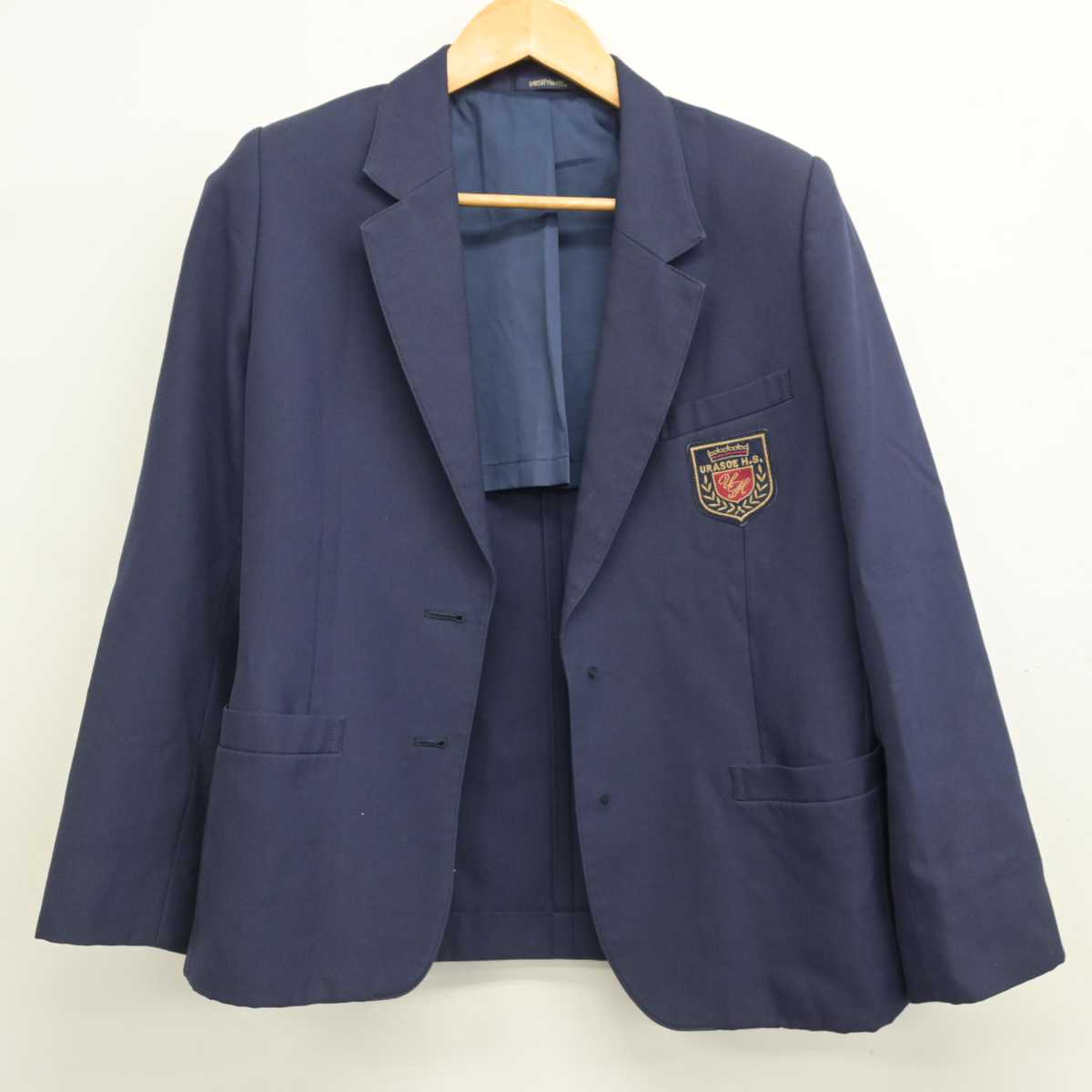 【中古】沖縄県 浦添高等学校 女子制服 2点 (ブレザー・シャツ) sf077118