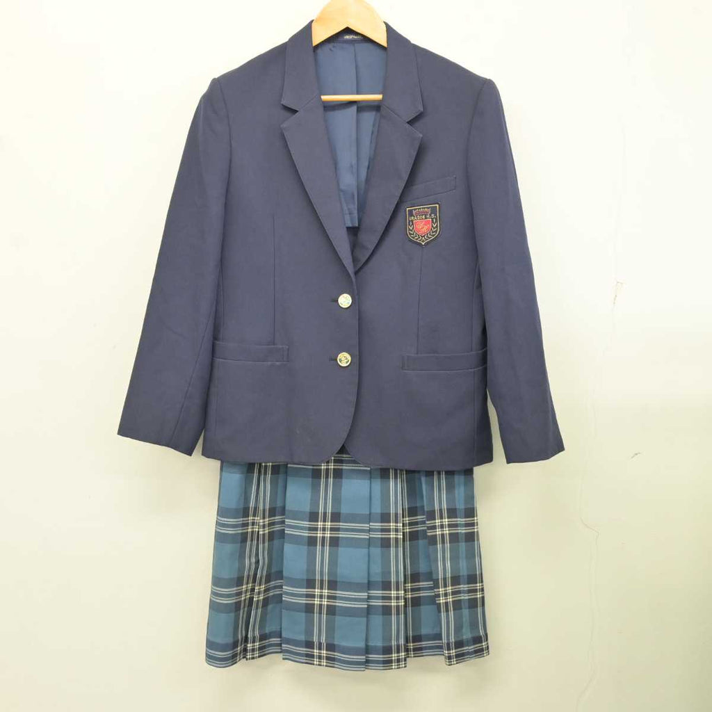 【中古】沖縄県 浦添高等学校 女子制服 2点 (ブレザー・スカート) sf077119