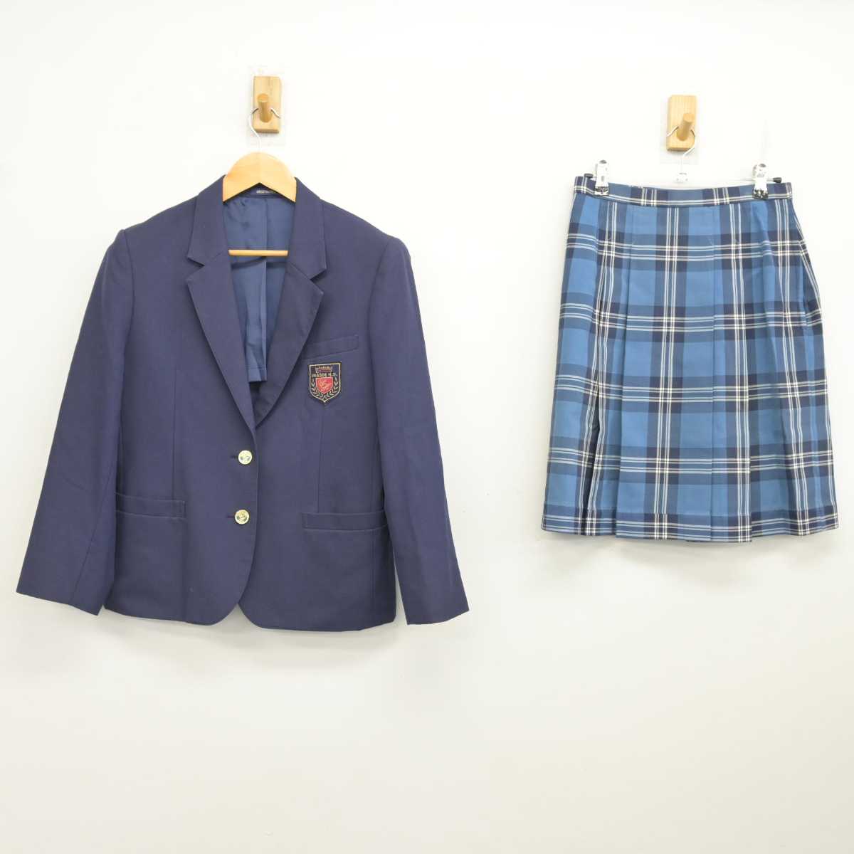 【中古】沖縄県 浦添高等学校 女子制服 2点 (ブレザー・スカート) sf077119