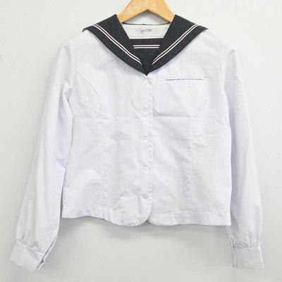 【中古】広島県 瀬戸内高等学校 女子制服 2点 (セーラー服・スカート) sf077120