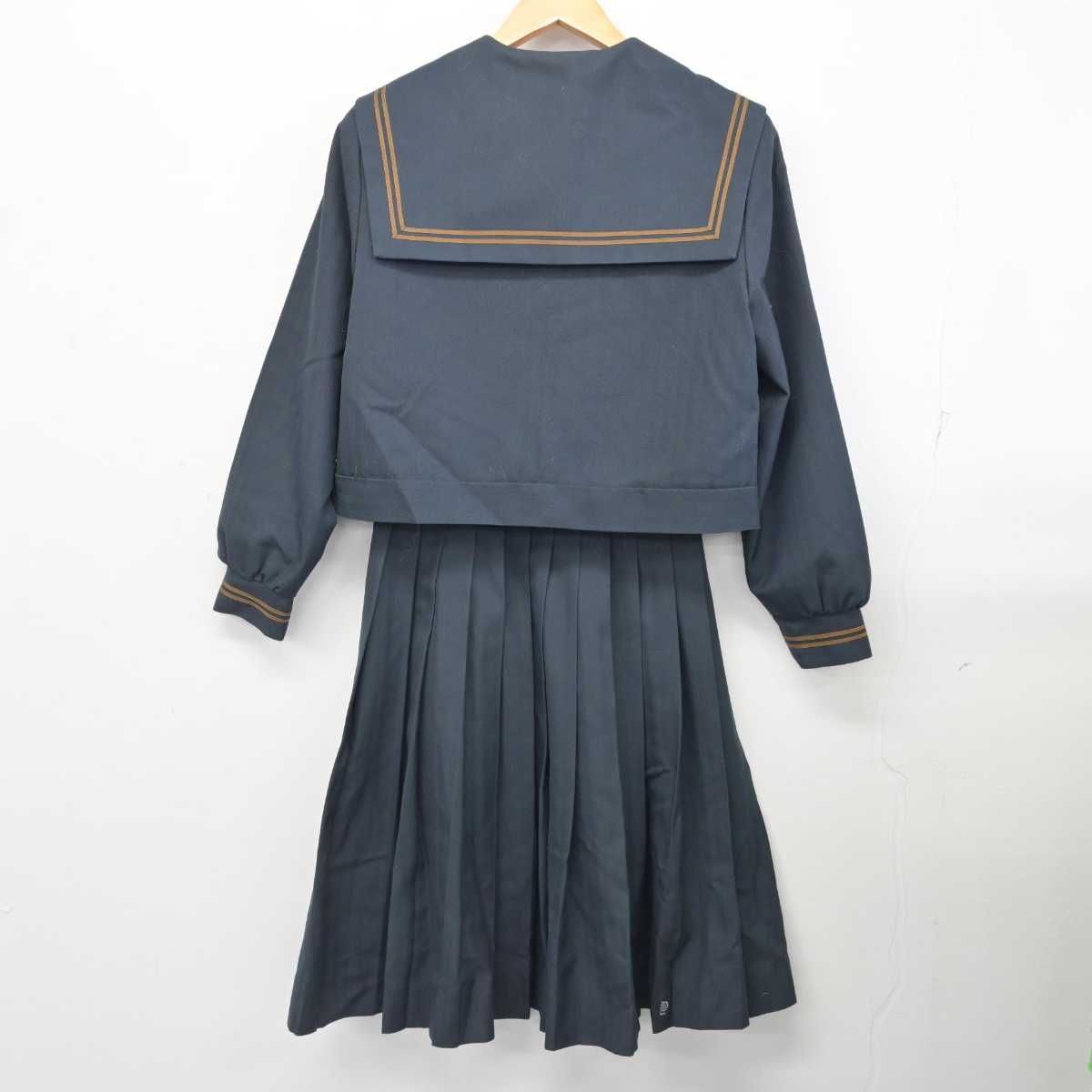 【中古】山口県 山口農業高等学校 女子制服 3点 (セーラー服・スカート) sf077122