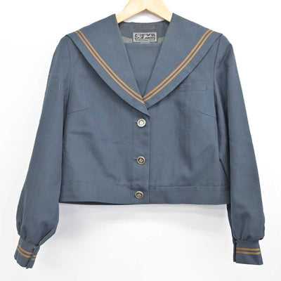 【中古】山口県 山口農業高等学校 女子制服 3点 (セーラー服・スカート) sf077122