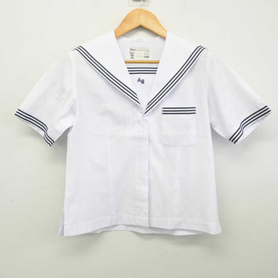 【中古】愛知県 安城学園高等学校 女子制服 2点 (ニットベスト・セーラー服) sf077124