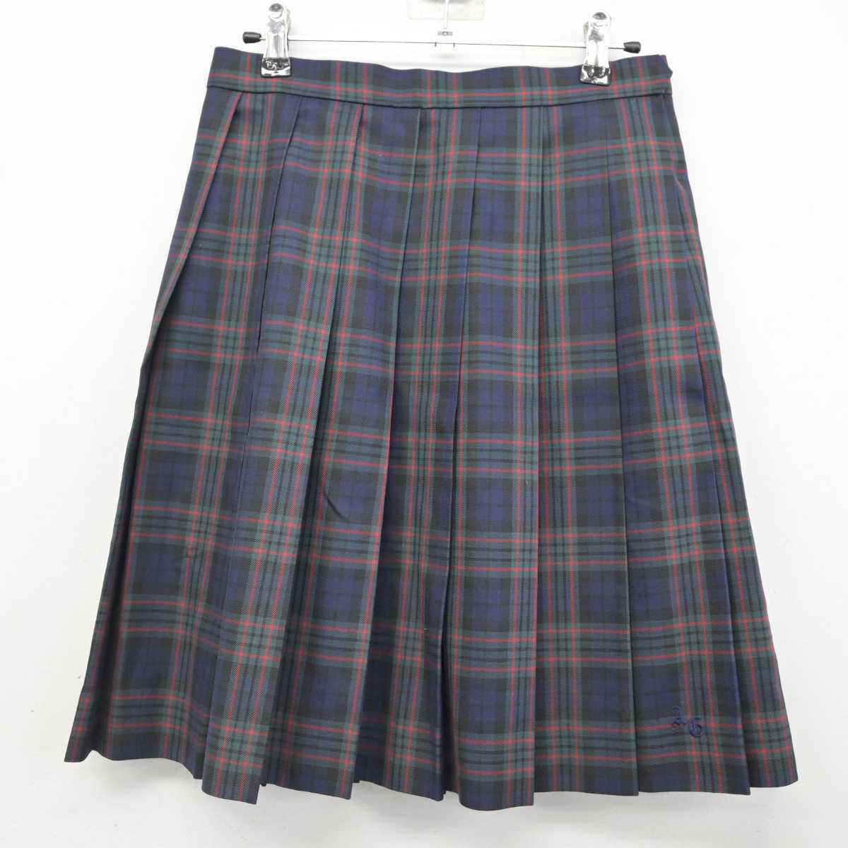 【中古】愛知県 安城学園高等学校 女子制服 2点 (ニット・スカート) sf077126