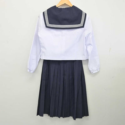 【中古】北海道 札幌啓成高等学校 女子制服 3点 (セーラー服・スカート) sf077129