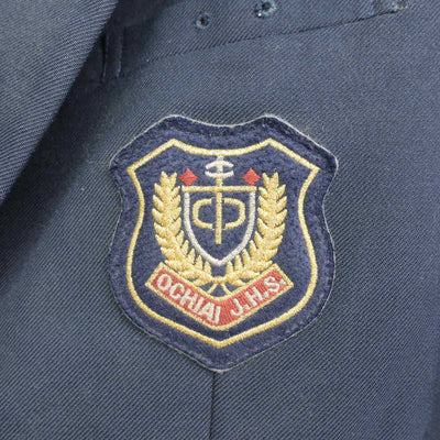 【中古】広島県 落合中学校 女子制服 3点 (ブレザー・スカート) sf077136