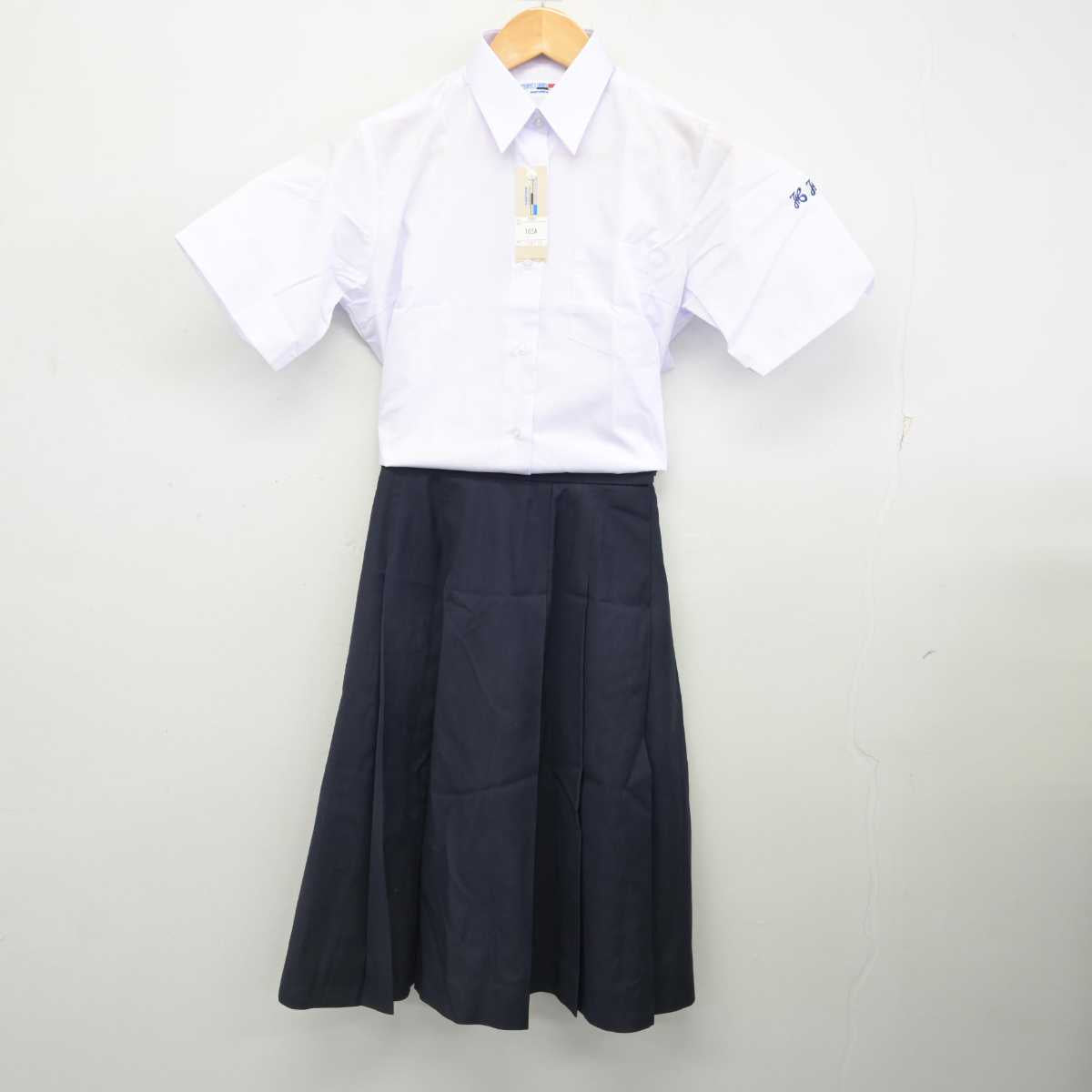 【中古】埼玉県 星野高等学校 女子制服 2点 (シャツ・スカート) sf077139