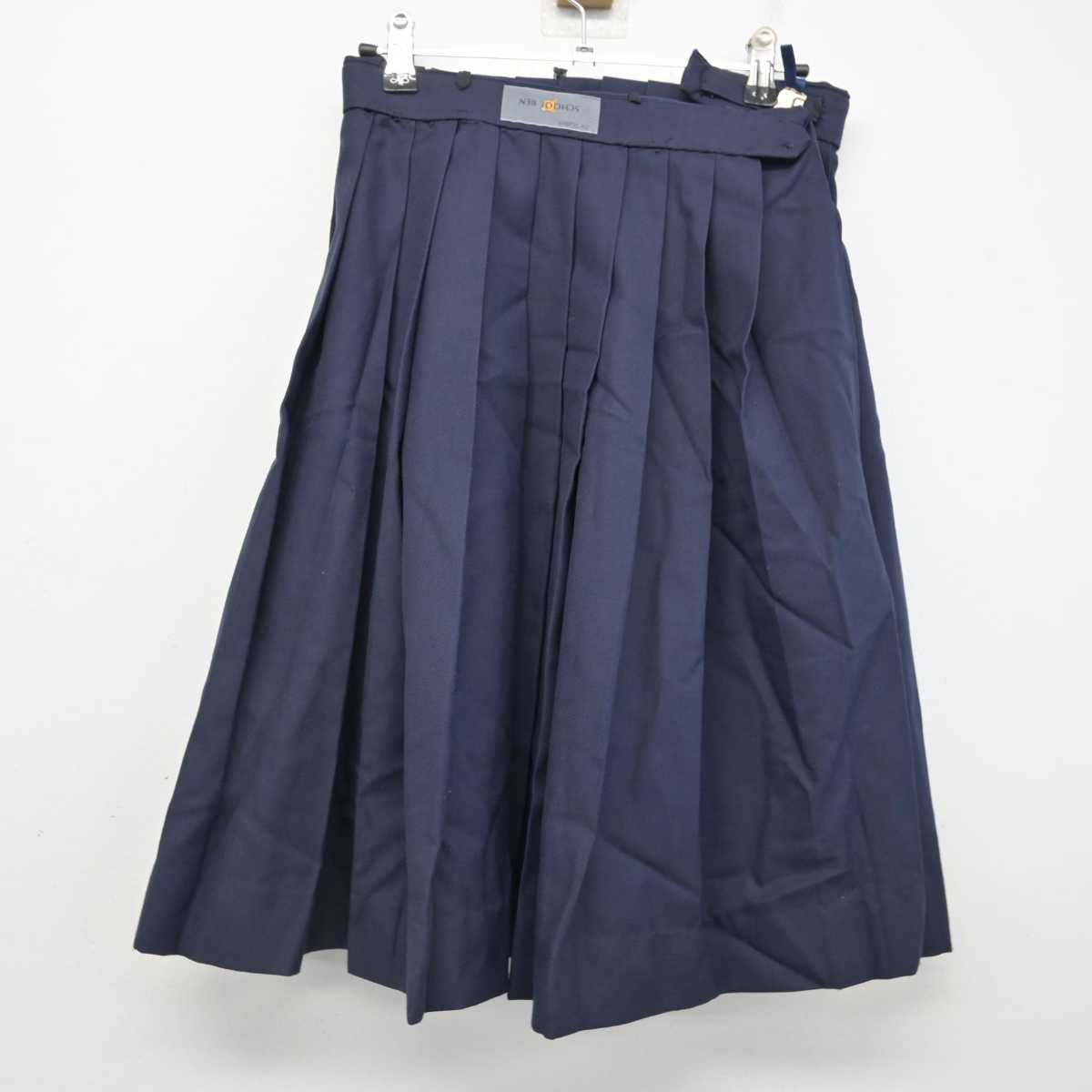 【中古】埼玉県 上尾市立大石中学校 女子制服 3点 (セーラー服・スカート) sf077142