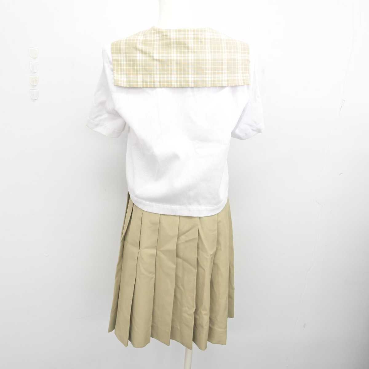 【中古】埼玉県 越谷南高等学校 女子制服 2点 (セーラー服・スカート) sf077165