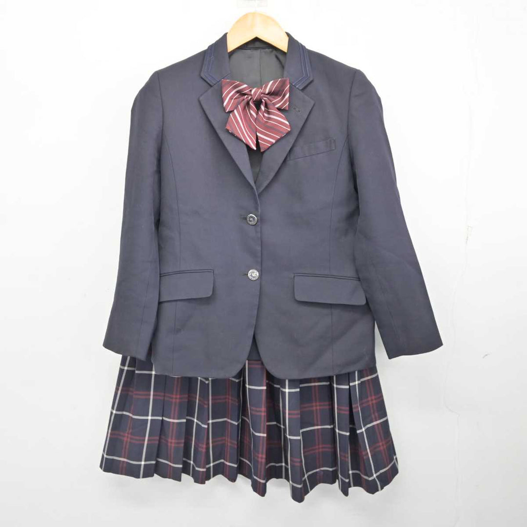 中古】兵庫県 佐用高等学校 女子制服 3点 (ブレザー・スカート
