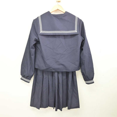 【中古】宮城県 富沢中学校 女子制服 3点 (セーラー服・スカート) sf077186