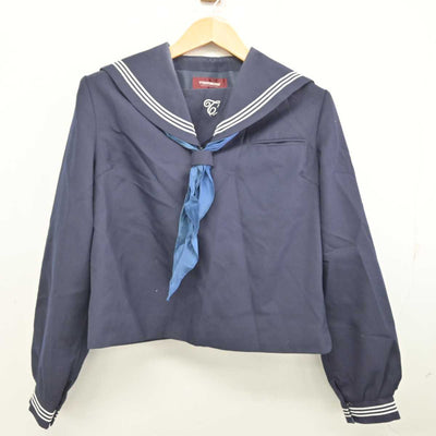 【中古】宮城県 富沢中学校 女子制服 3点 (セーラー服・スカート) sf077186