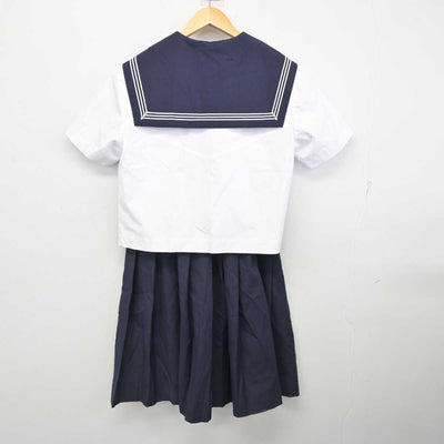 【中古】宮城県 富沢中学校 女子制服 4点 (セーラー服・スカート) sf077187